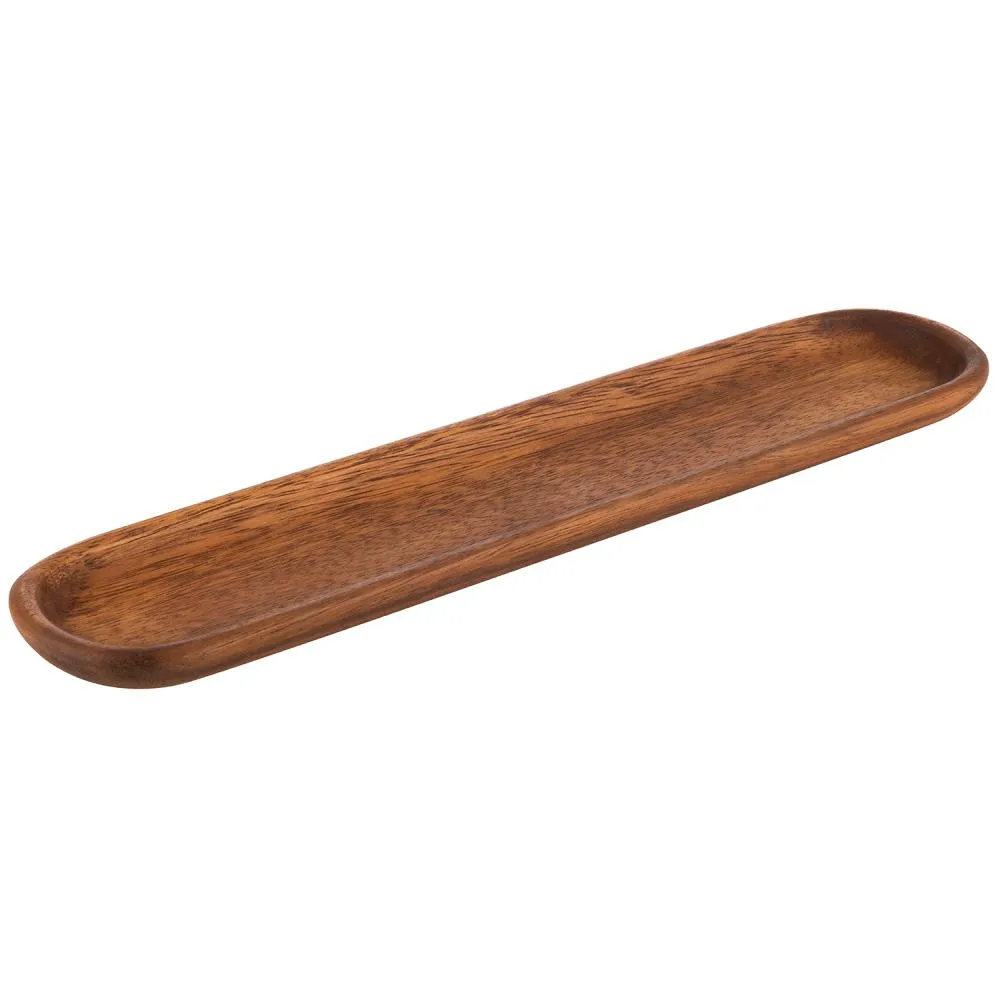 Akazienholz Servierbrett oval 37x8x2cm