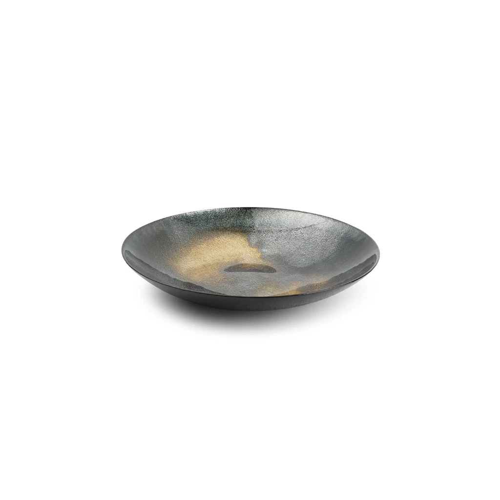 [DL800050] Platte dish 33xH6cm black Cosmo