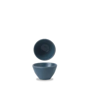 Oslo Blue  Contour Dip Pot   7 2 3/4" H:4 6 2oz Box 12