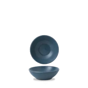 Oslo Blue  Contour Shallow Bowl   11.6 4 5/8" H:4 20 7oz Box 12