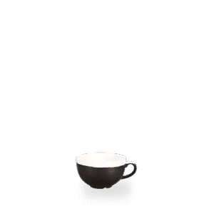Monochrome Ony Black  Cappuccino Cup   22.7 8oz H: 5.5 Dia: 9.5 Box 12