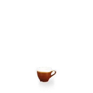 Monochrome Cinnamon Brown  Espresso Cup   10 3.5oz H: 5.5 Dia: 6.5 Box 12