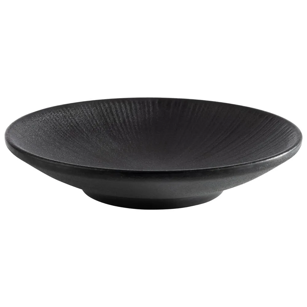 MELAMIN Mini Teller tief D15 H3 - schwarz