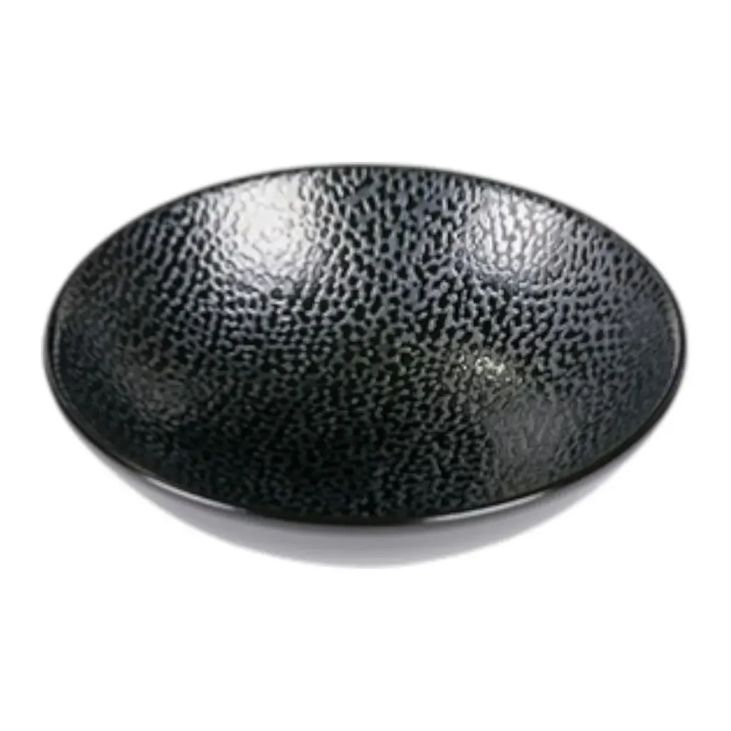 KAORI Schale flach D19 CT8 - schwarz