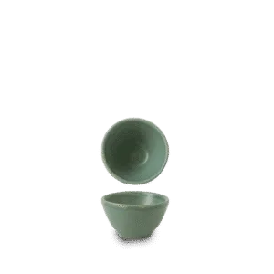 Andorra Green  Contour Dip Pot   6 2oz H: 4 Dia: 7 2 3/4" Box 12