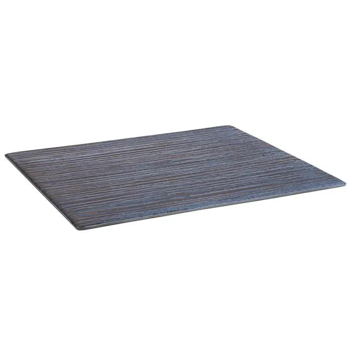 MELAMIN Tablett GN 1/2 H1,5 - blau/grau