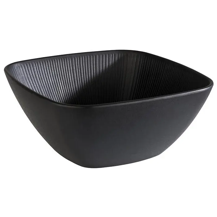 MELAMIN Schale quadratisch NERO 1,5l 19,5x19,5x8