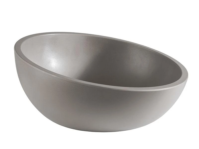 [AP84837] MELAMIN Schale schräg D30 H14,5 2,3L - grau