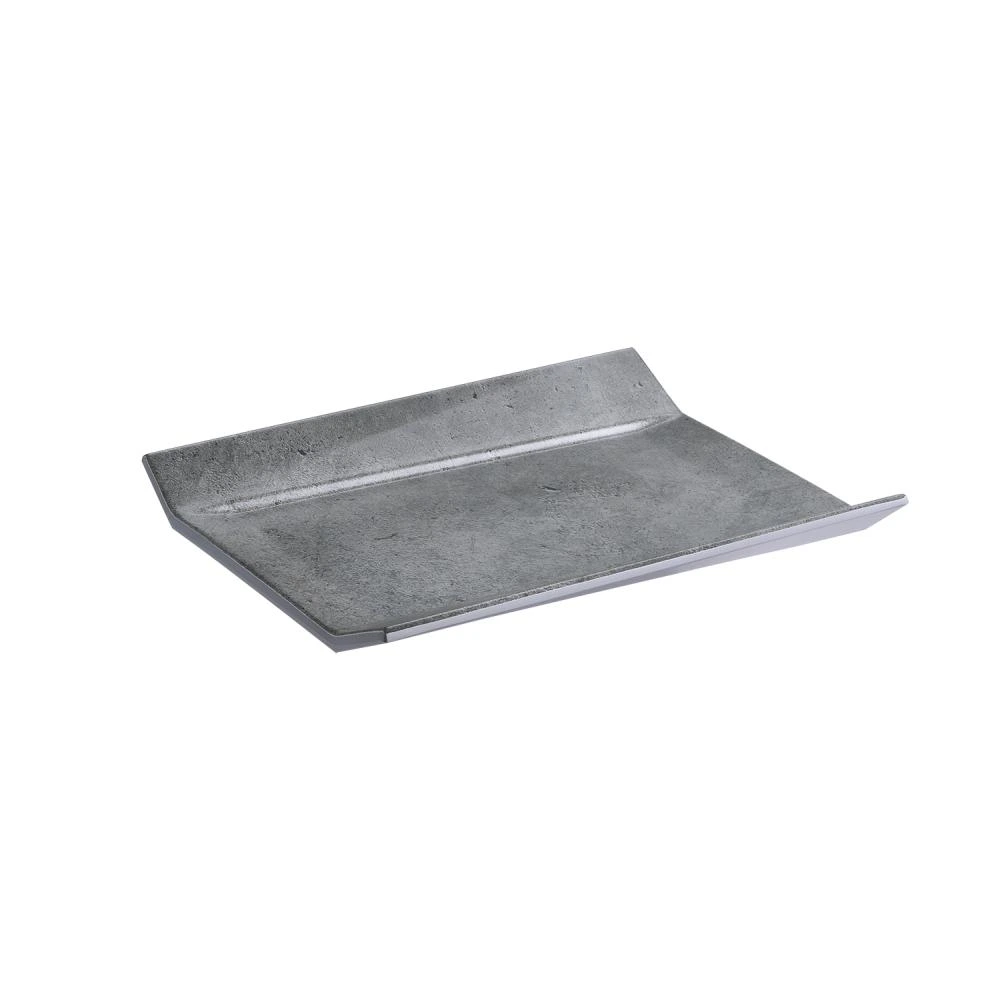 MELAMIN Tablett 1/2 GN - Steinoptik grau