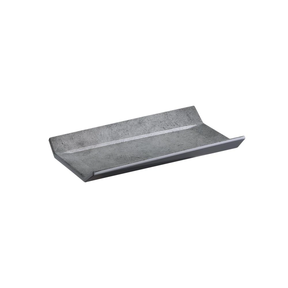 MELAMIN Tablett 1/3 GN - Steinoptik grau