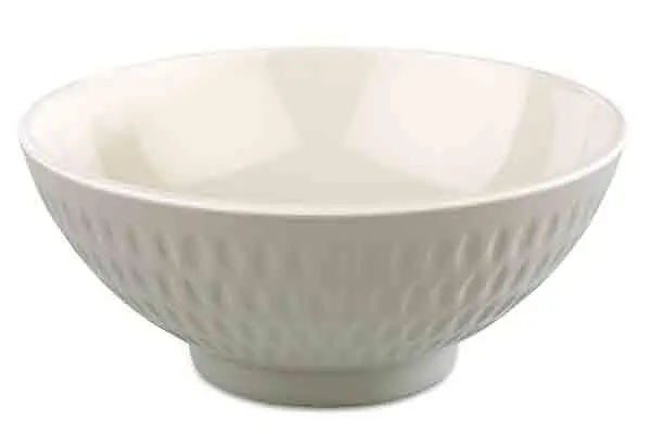 [AP15402] ASIA PLUS Schale 350ml D13 weiß/grau