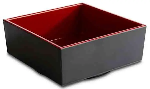 [AP15492] MELAMIN Bento Box 15,5x15,5cm 850ml ASIA PLUS