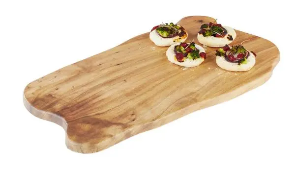 OAK Platte Freiform 44x25x2cm Eiche-Holzoptik