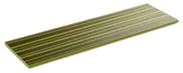 ASIA PLUS Tablett 2/4 GN ASIA PLUS 53x16,2cm grün