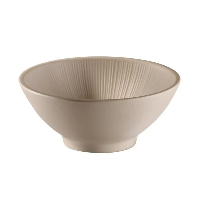 [AP85411] MELAMIN Schale hochkantig D16 H6,5 500ml - beige