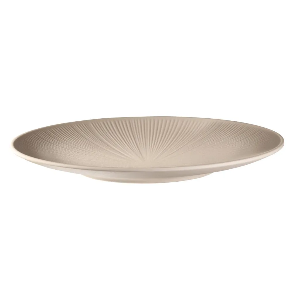 [AP85405] MELAMIN SAND Platte rund D33 H3,5 - beige