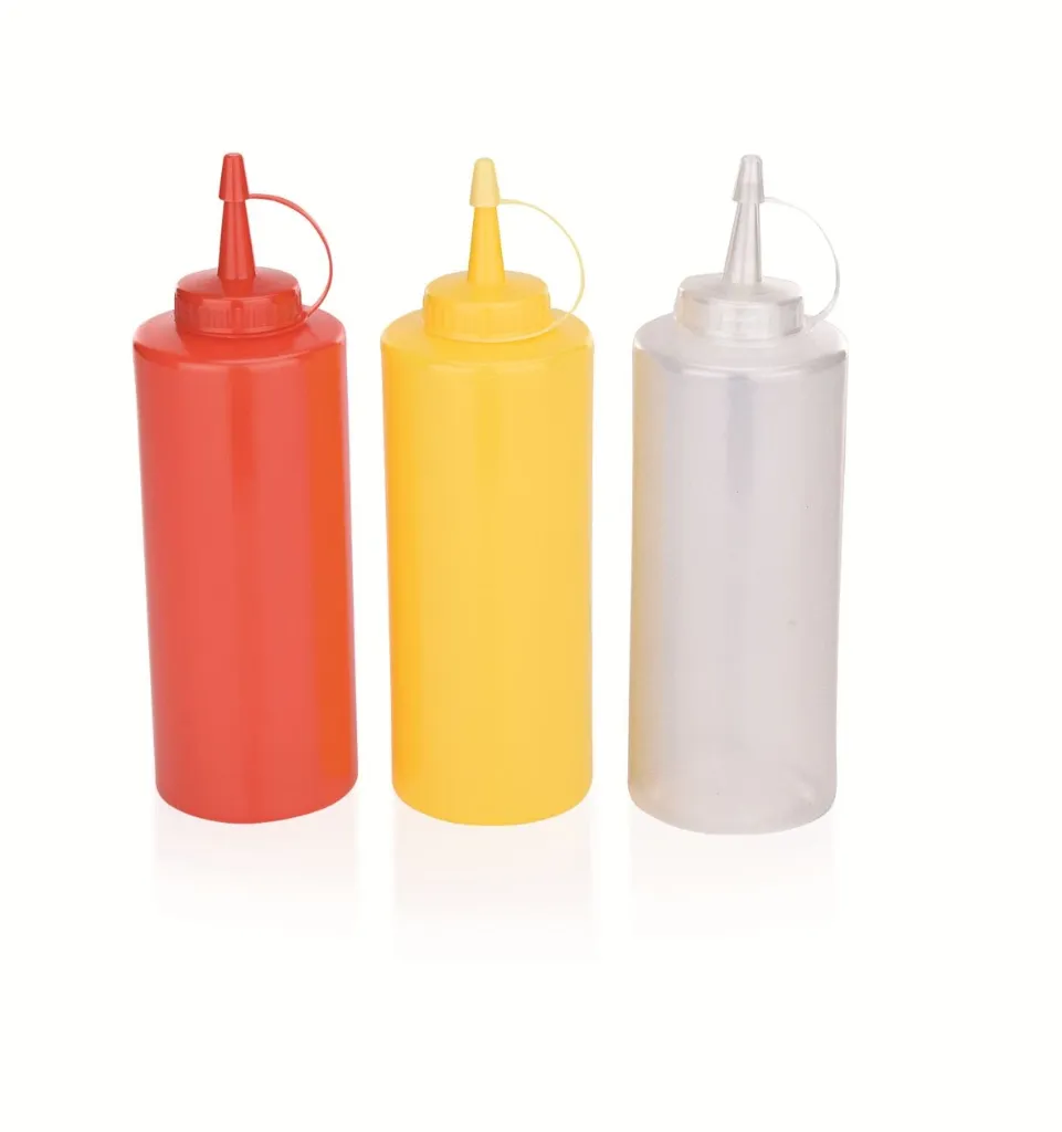 Quetschflasche gelb 450ml D7 H19,5