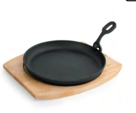 W3520220   Heißpfanne Cast Iron 35, mit Holzuntersetzer 22cm