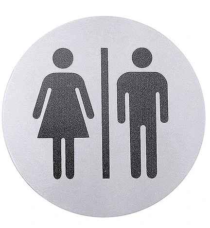 CO7661/002  Toiletten-Türsymbol DAME/HERR  