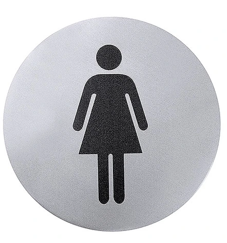 Toiletten-Türsymbol DAME  