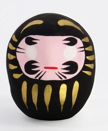 Daruma Schwarz 6cm DB/6 1/24 Box 1/600
