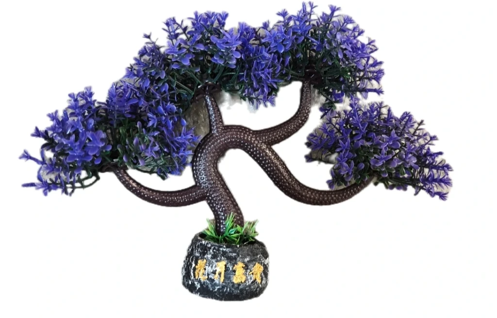 Sushi Deko mit Kunstblumen lila