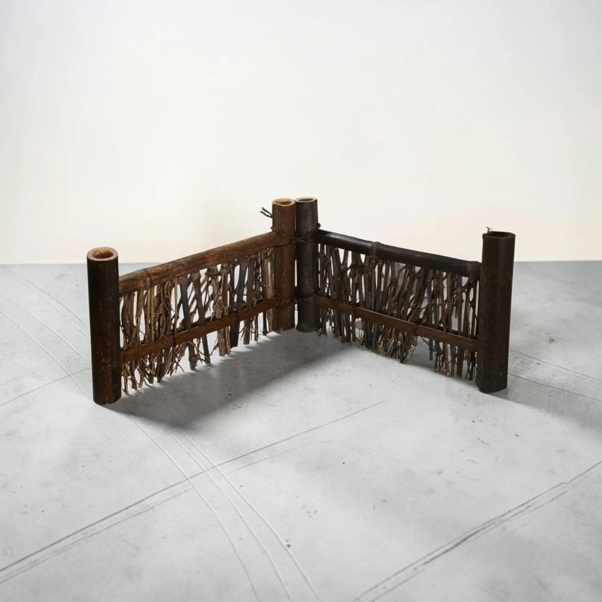 Bambuszaun 2geteilt gleichmäßig 40x10