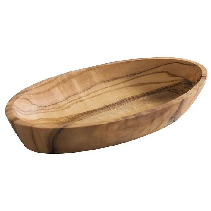 Schale oval 16,5x9,5x2,5cm 100ml aus Olivenholz