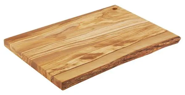 [AP00872] Servierbrett OLIVE Naturschnitt Handmade 30x20,5x2