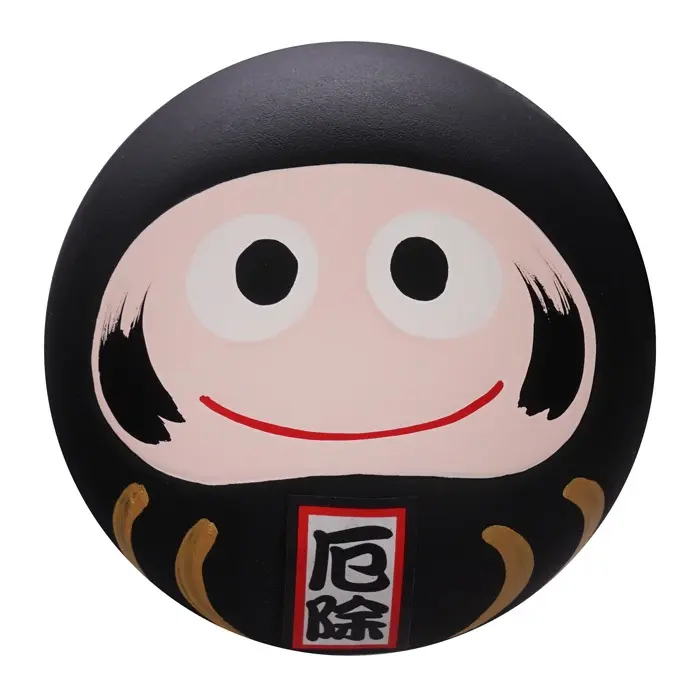 Daruma schwarz der Teufel 6x6x6 Box 1/120