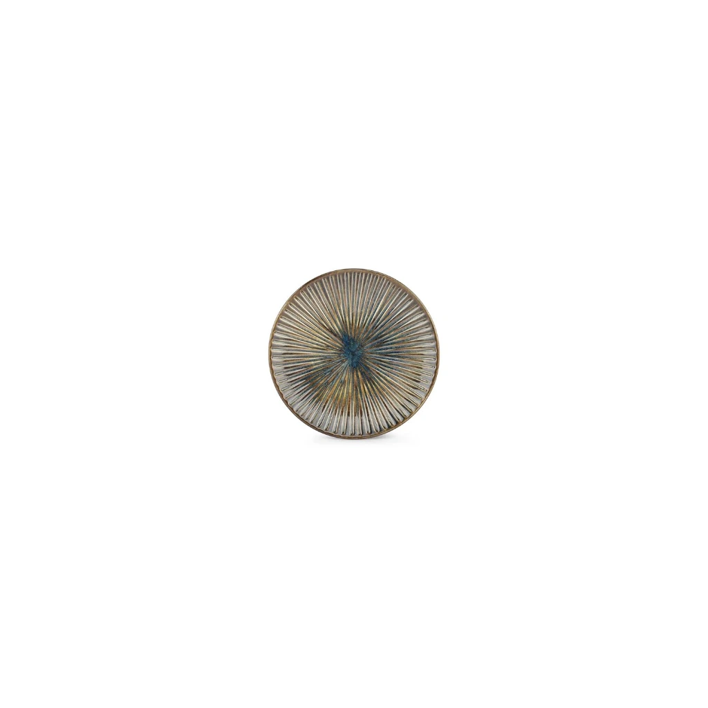FOREST HALO Teller D13 - blau/braun