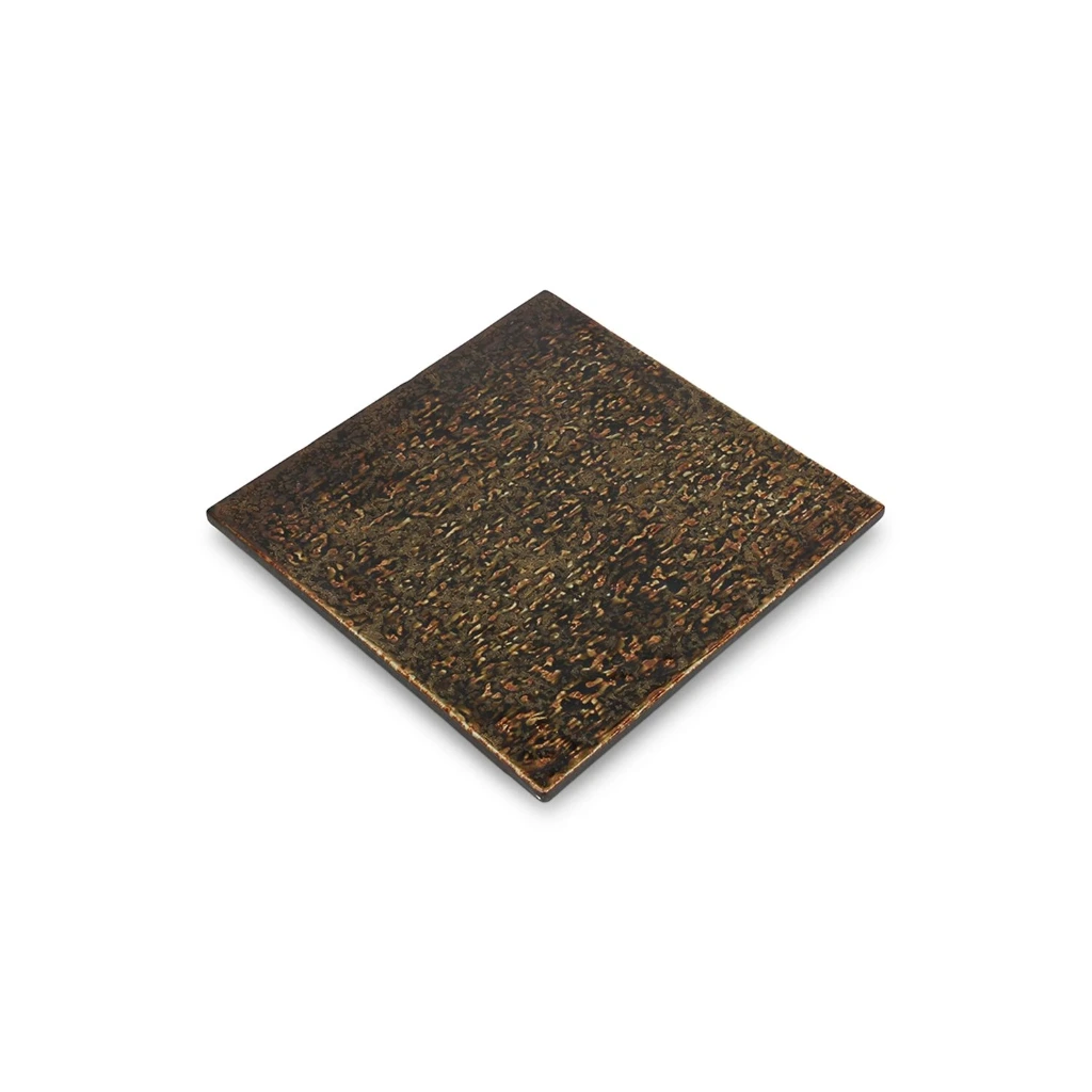 AUTUMM UMI Teller quadratisch 21x21cm - braun
