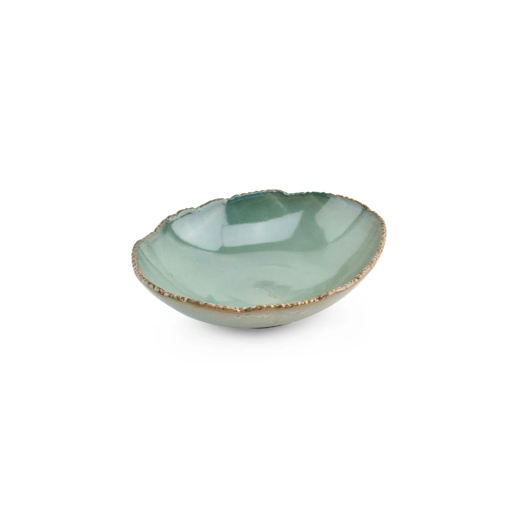 FILO Teller tief oval 25x20xH6,5cm - grün