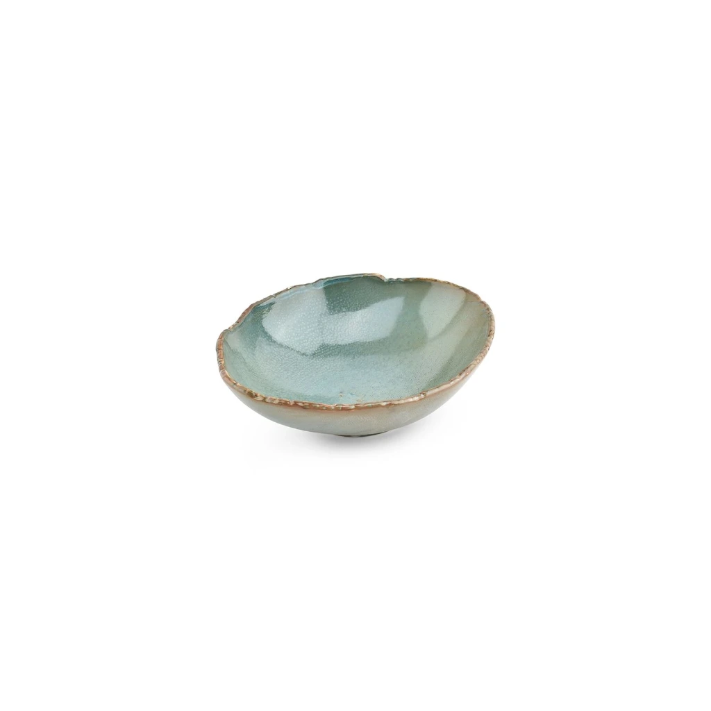 FILO Teller tief oval 21x16xH6cm - grün