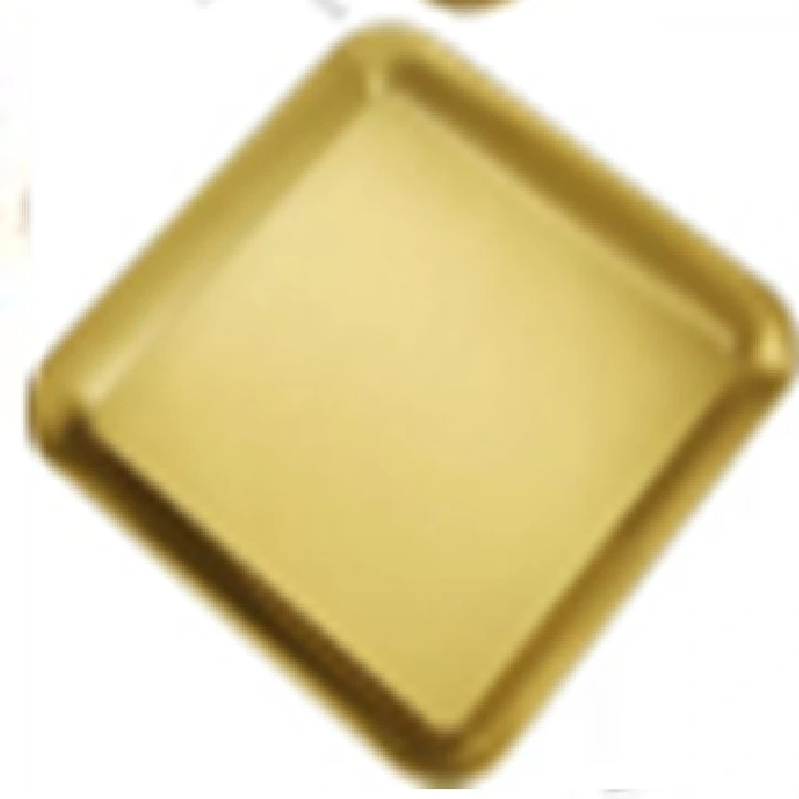 KOREA GOLD Tablett quadratisch 23x23