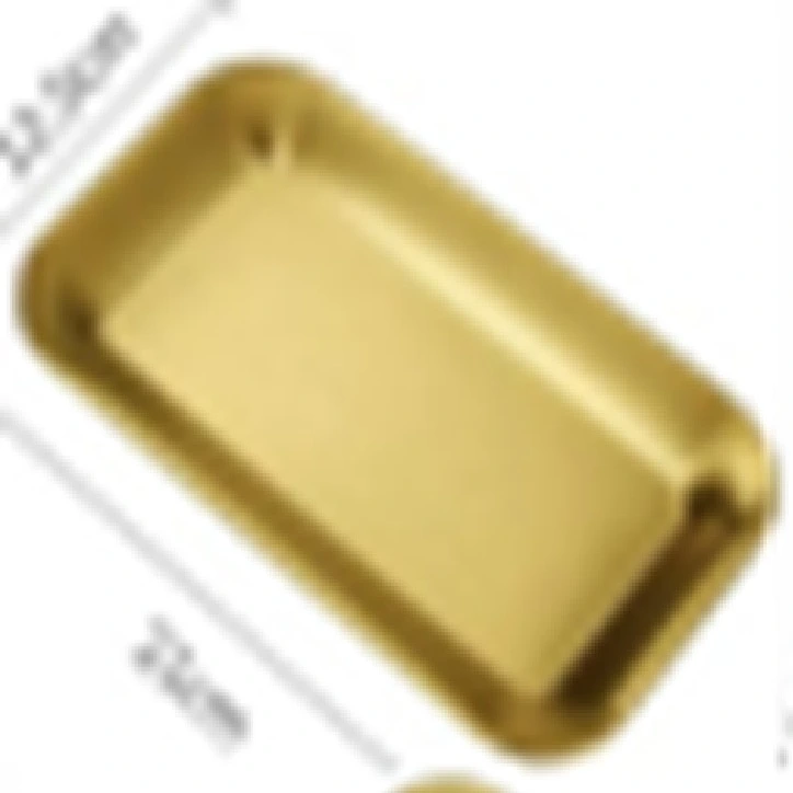 KOREA GOLD Tablett lang 21x12cm