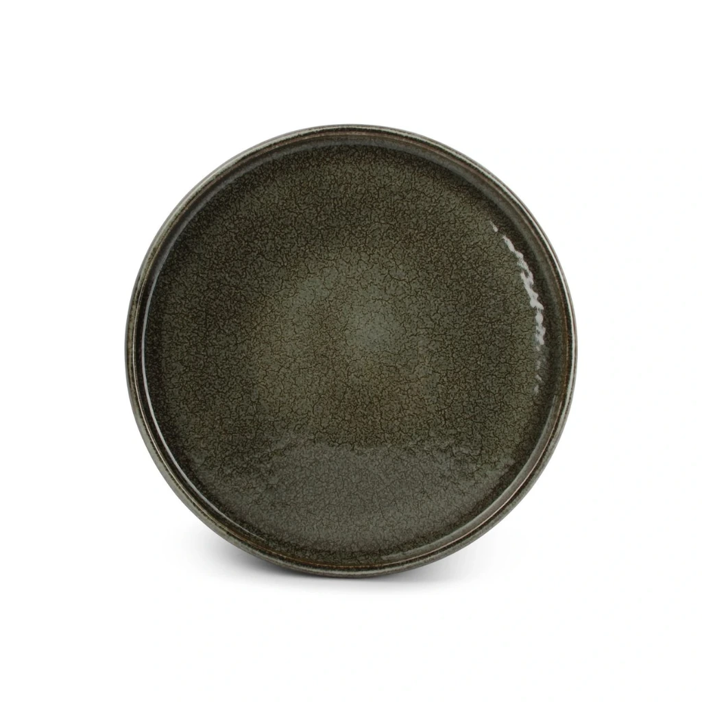 DL606522  Teller flach 27cm forest Curvo