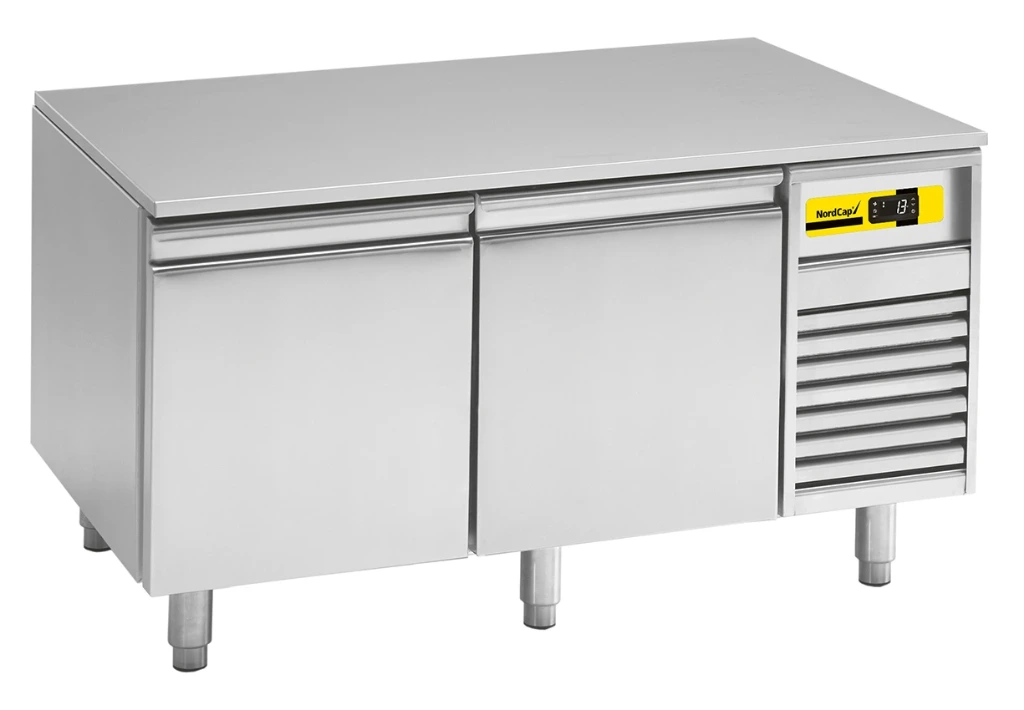Nordcap Unterbaukühltisch mit 2 große Schubladen