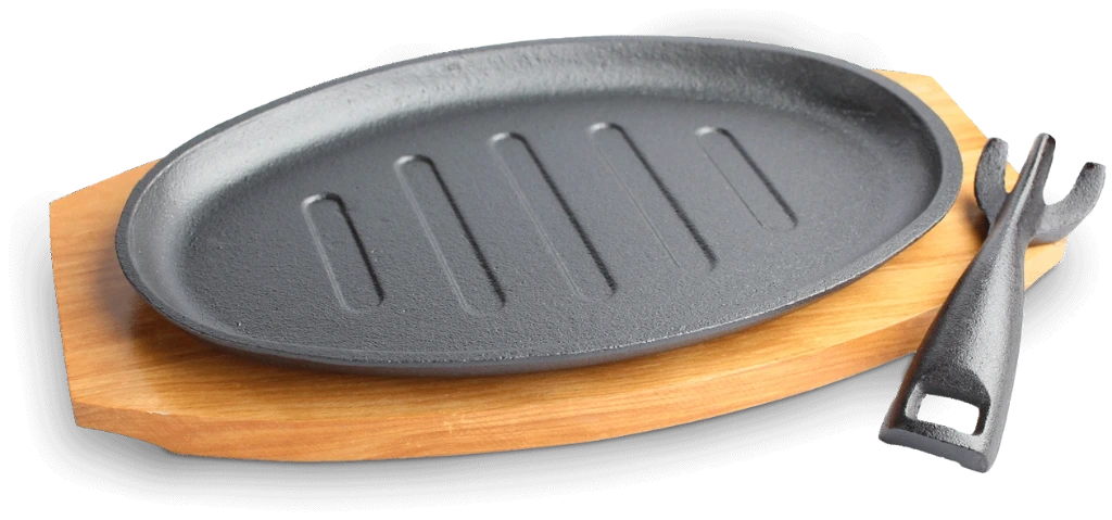 Grillplatte Tipan Satz oval