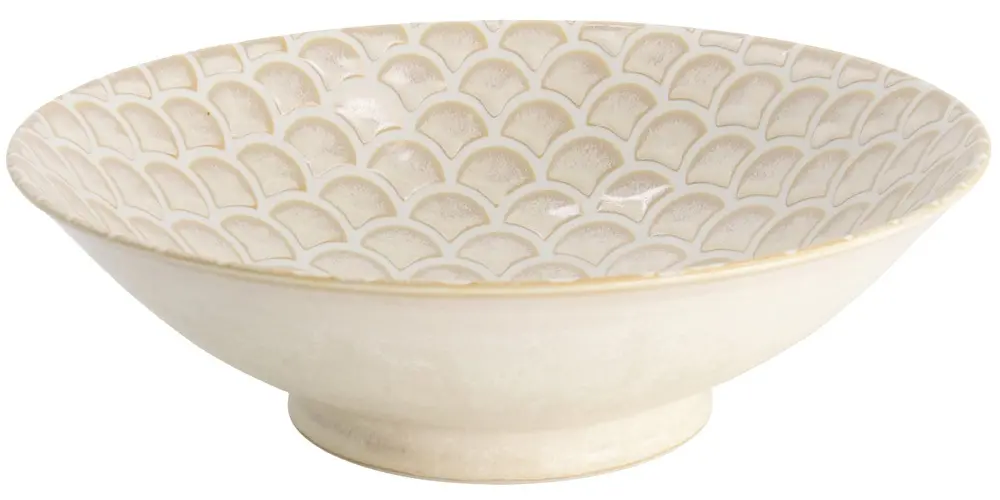 NANAKO-WE flache Schale D25 H7,4 1400ml Fischschuben-Design Box 3/24