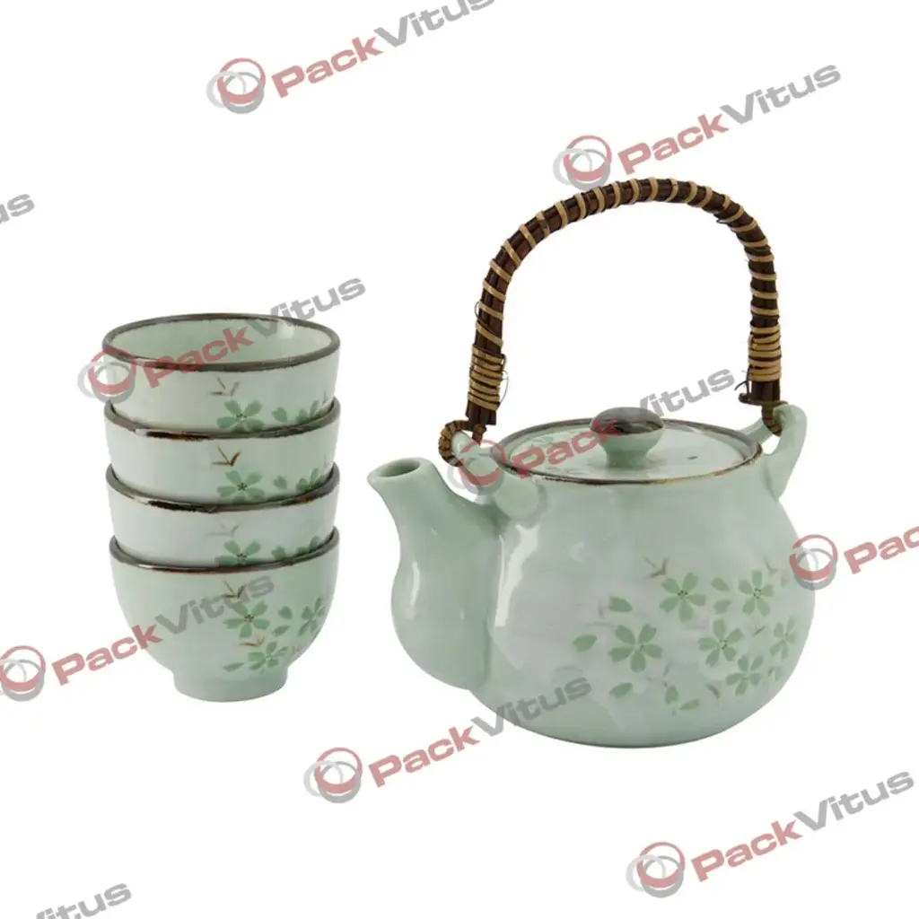 SAKURA GREEN Tee Set 5-teilig