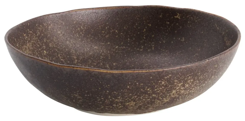 (D/R) NANAKO-BR Schale flach/oval org. 500ml 17x15,3x5