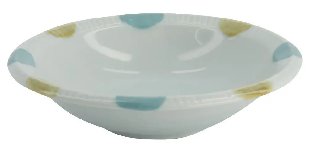 (D/R) TAPAS MIX Schale D17 H4 dicker Rand weiß/blau/grün