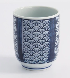 (D/R) Tasse 6.5x7.5cm 160ml Blue/White