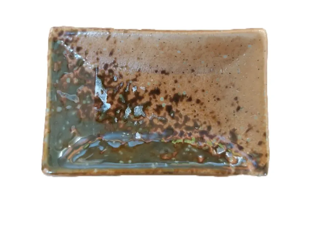 Soße rechteckig braun/orange 8,5x5,5x2cm