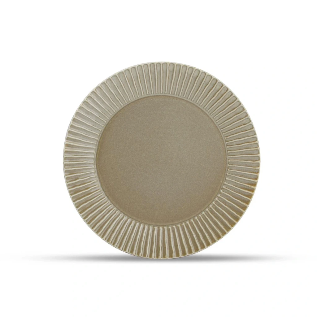 Teller flach 19,5cm sage green Aurora
