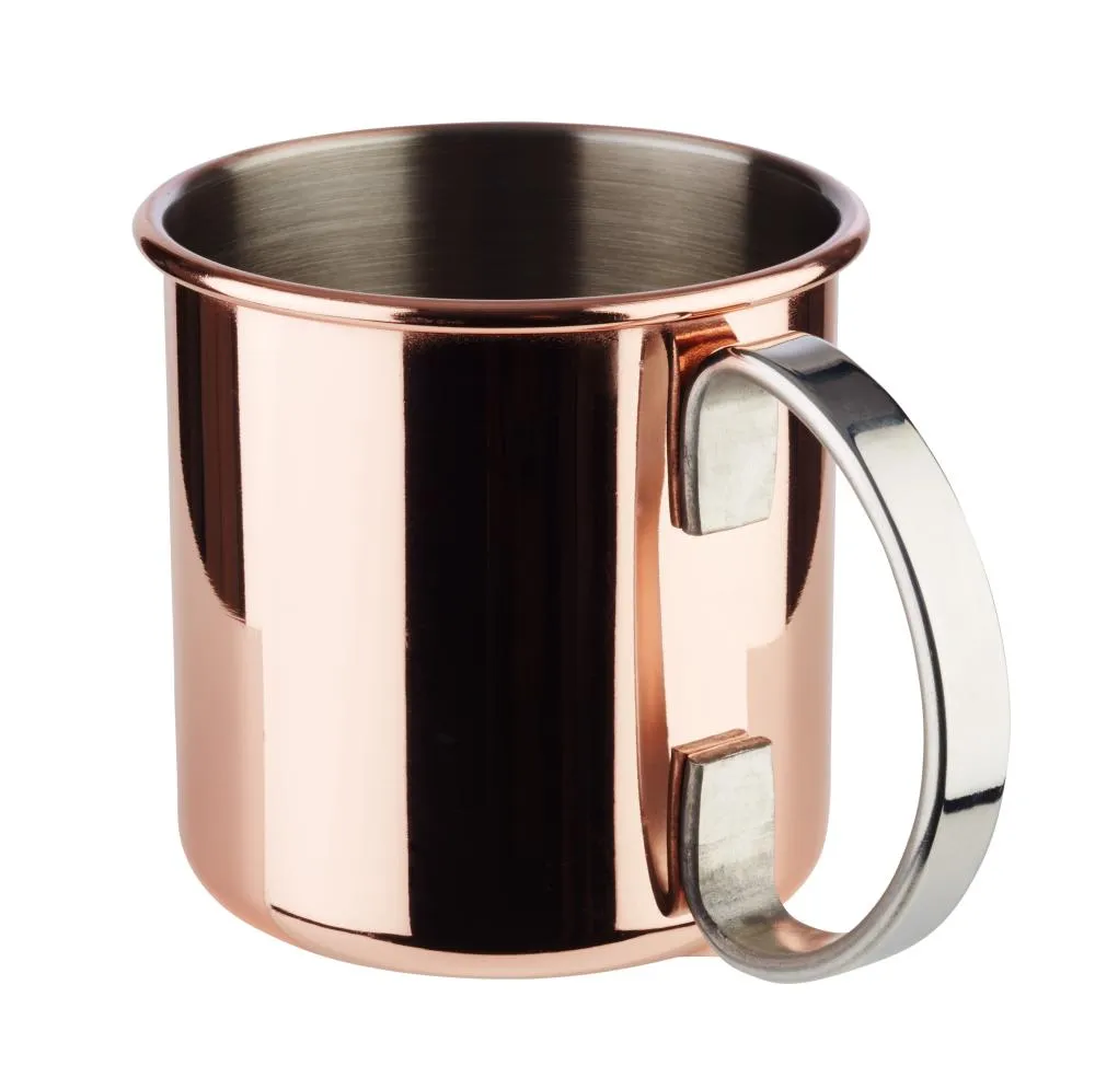 Edelstahlbecher 450ml - KUPFER glänzend