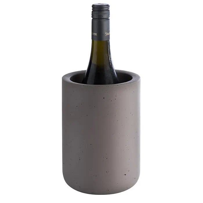 Beton-Flaschenkühler D12 H19 - grau