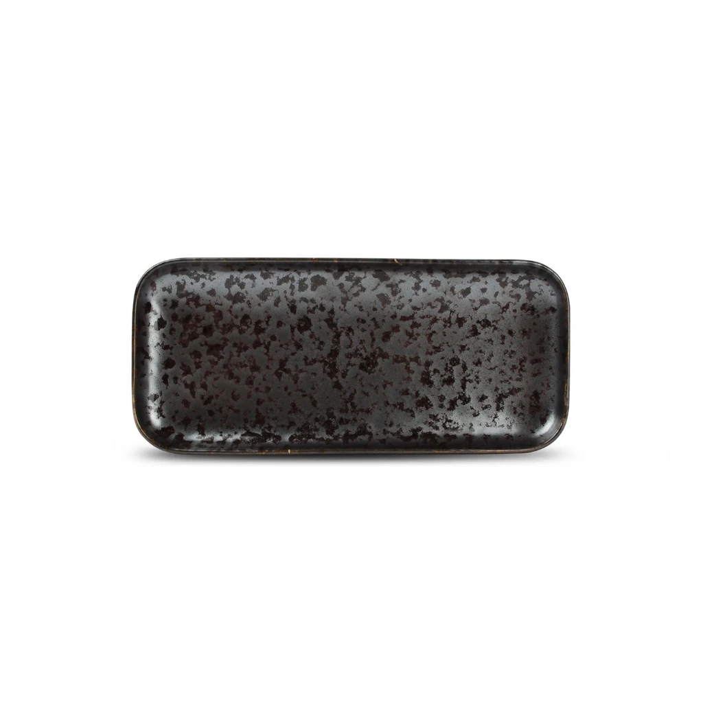 DL605003  Servierschale 22x10cm black Oxido