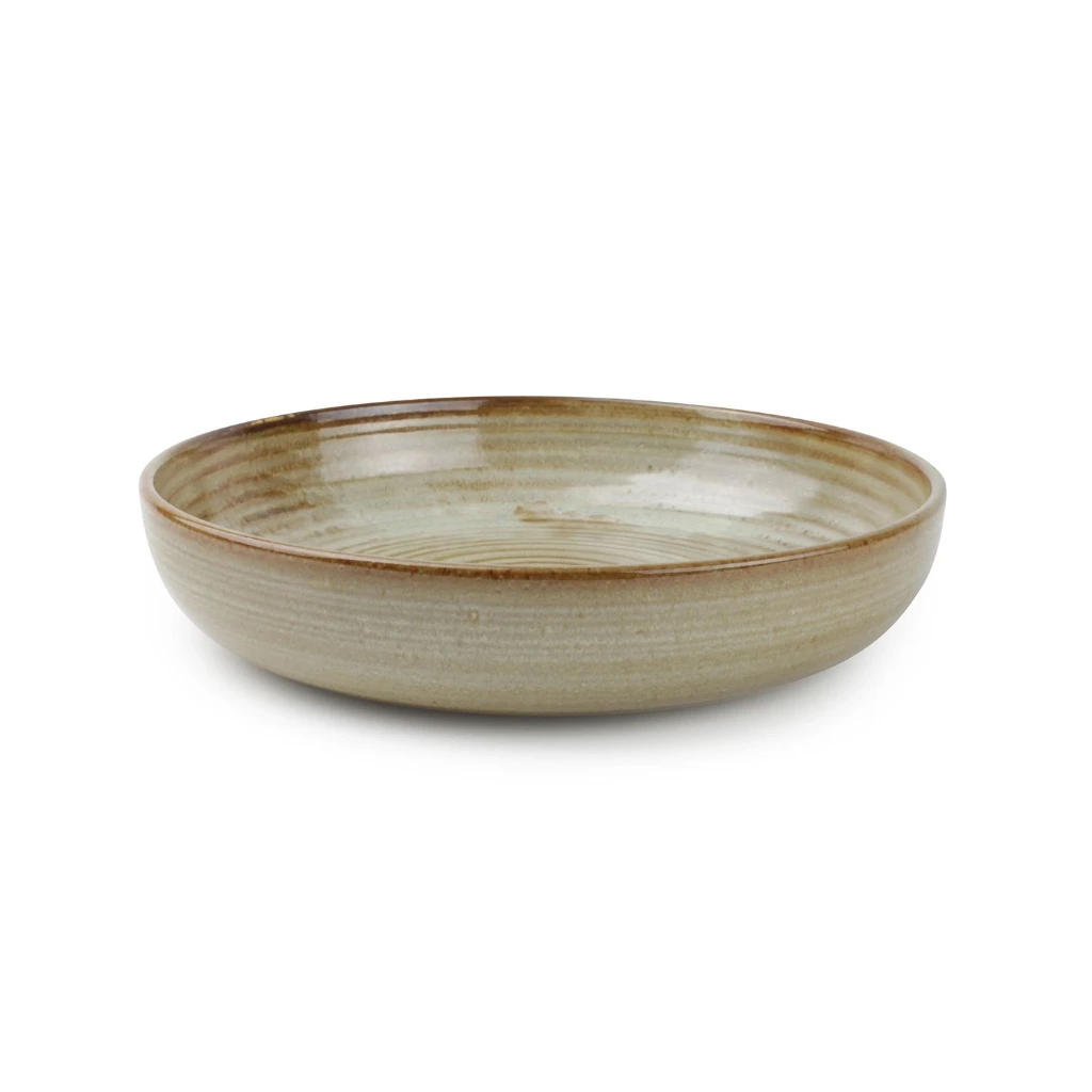 DL604004  Teller tief 22xH4,5cm beige Escura